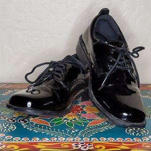 Tip Top Black Patent Leather Oxford Shoes